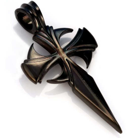 Natural Cross Pendant ( graceful and at ease with anything )