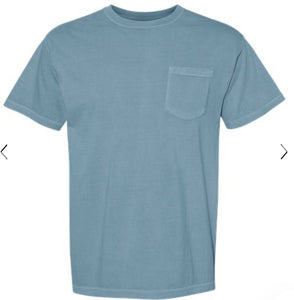 Custom Garment-Dyed Heavyweight Pocket T-Shirt - Comfort Colors 6030