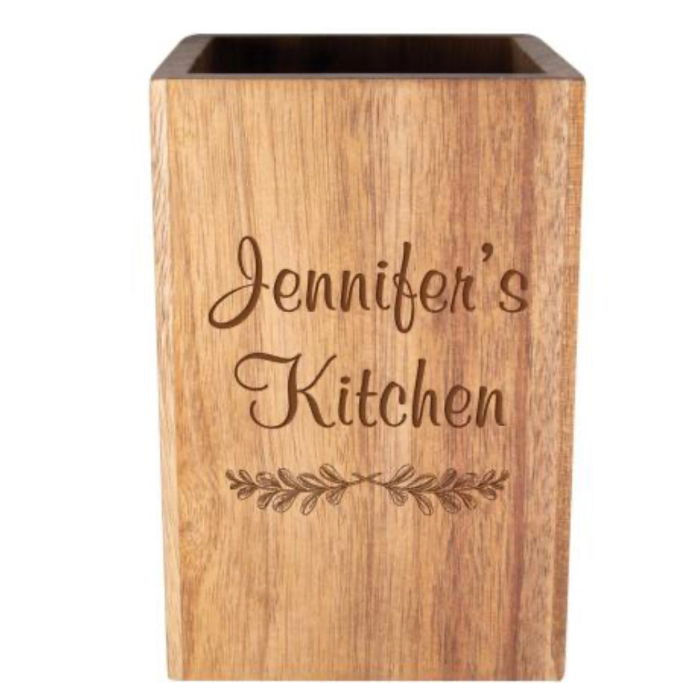 Personalized Utensil Holder