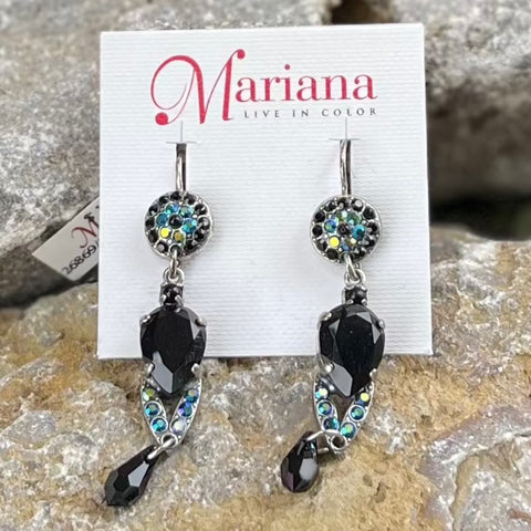Mariana Dangle Earring Black E-1526-280-SP