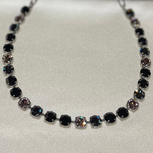 Mariana 3252 Necklace "Black Velvet" Silver Plated