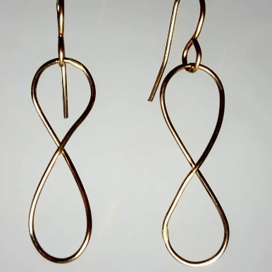 14K Gold Filled Earrings Infinity Earrings