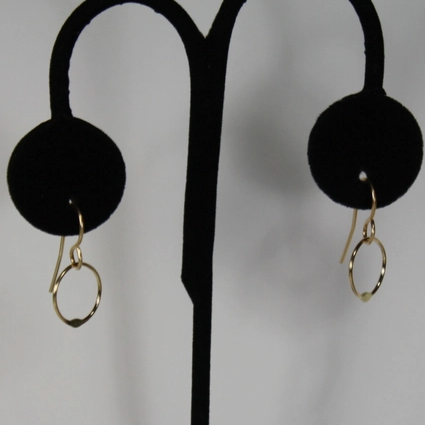 14K Gold Filled Earrings X-Small Circle Earrings
