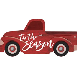 Personalized Red Truck Ornament