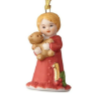 Growing Up Girls Hanging Ornaments Blonde and Brunette
