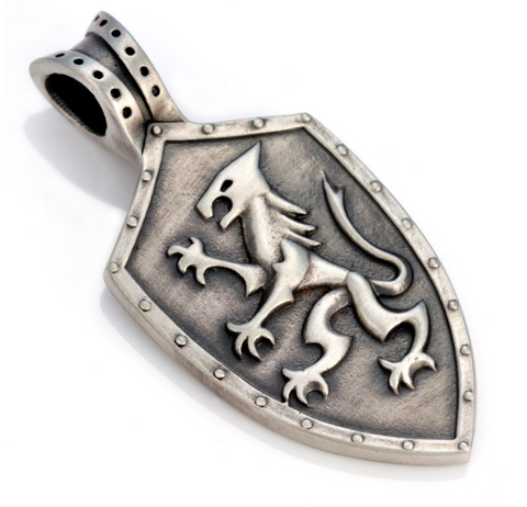 Knights Shield Pendant ( protector of those around you )