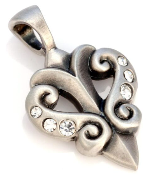 Lyre Pendant ( the music of hearts )