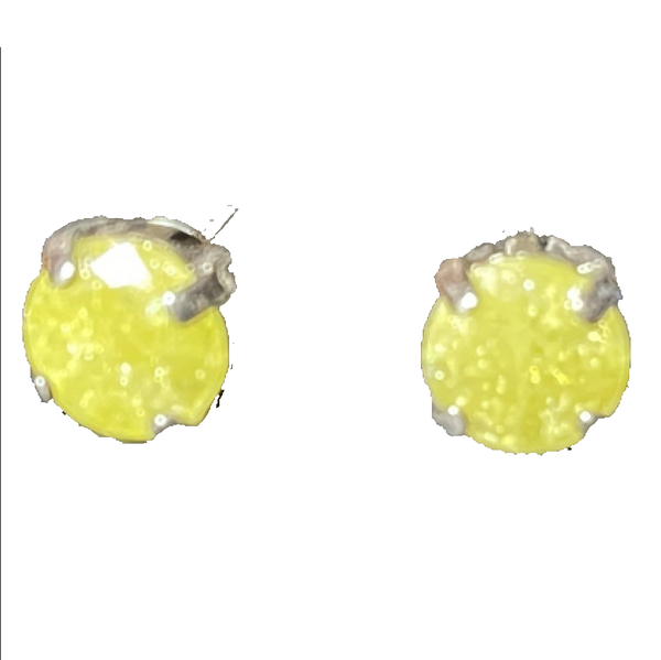 Mariana 1440 Stud Earrings in Yellow Sparkle E-1440-010ZIR-sp2