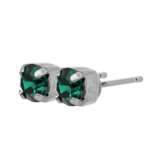 Mariana 1425 Petite "Emerald" May Stud Earrings E-1425-205-SP2