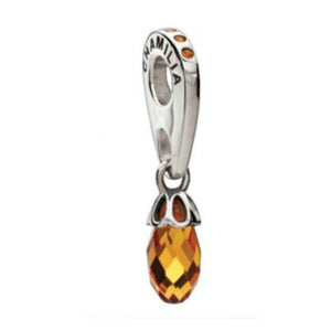 Chamilia Charm Briolette Umber Swarovski