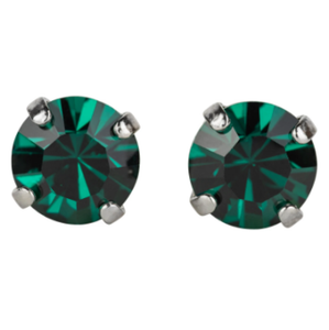 Mariana 1440 "Emerald" May Stud Earrings E-1440-205-RO2