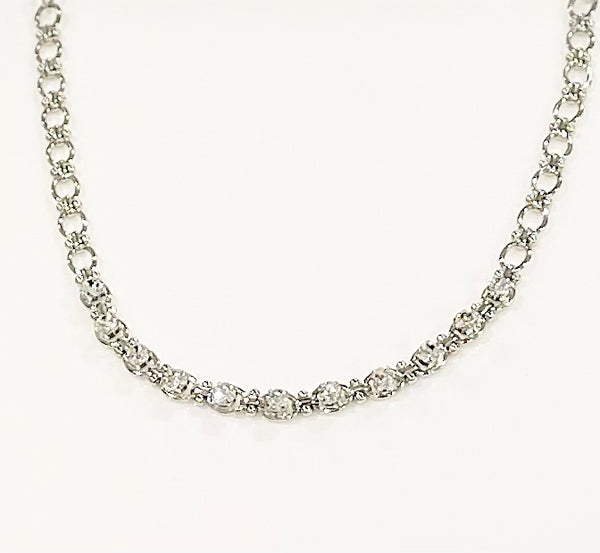 Mariana 3410/1 Necklace Clear On a Clear Day Rhodium