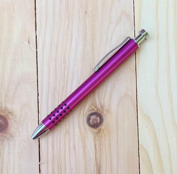 Personalized Metal Pen with Grip Asst Colors