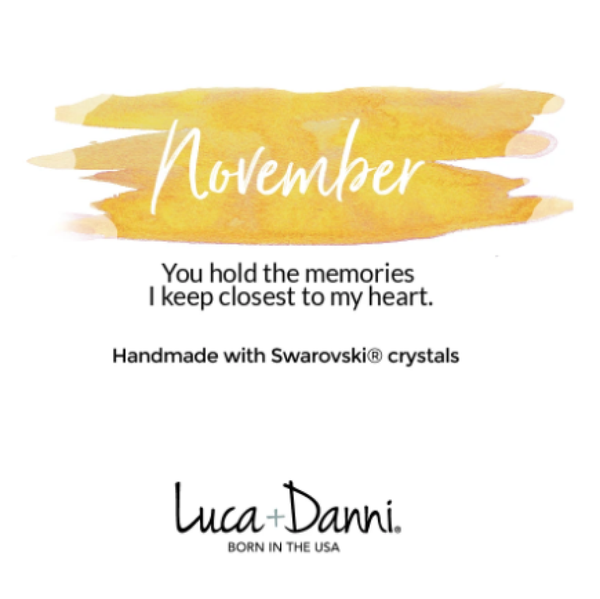 Luca + Danni November Birthstone Cuff Bracelet