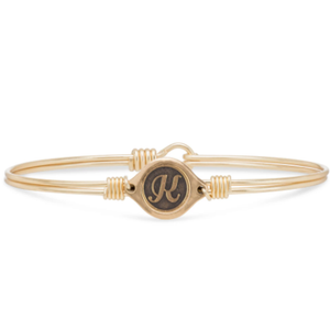 Luca + Danni K Initial Bangle Bracelet