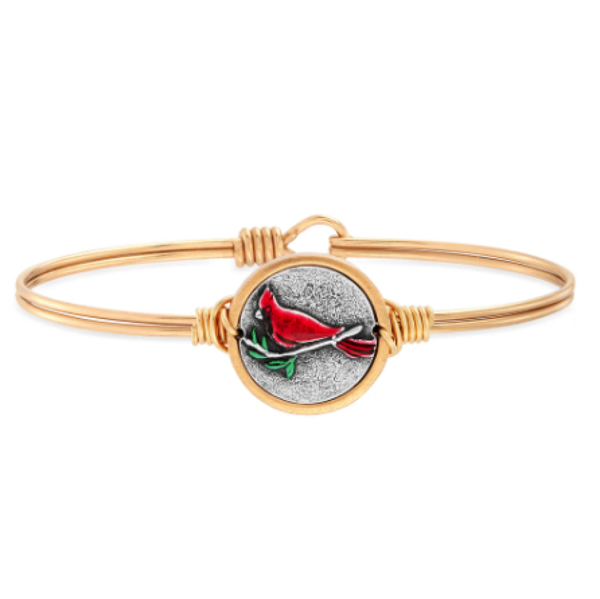 Luca + Danni Red Cardinal Bangle Bracelet