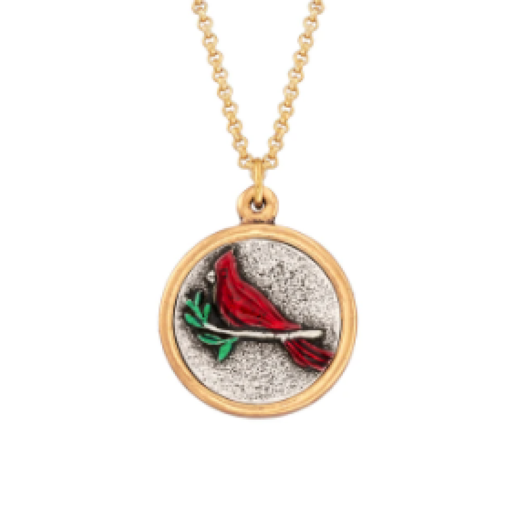 Luca Danni Red Cardinal Necklace