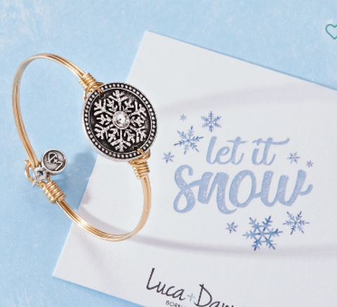 Luca + Danni Snowflake Bangle Bracelet