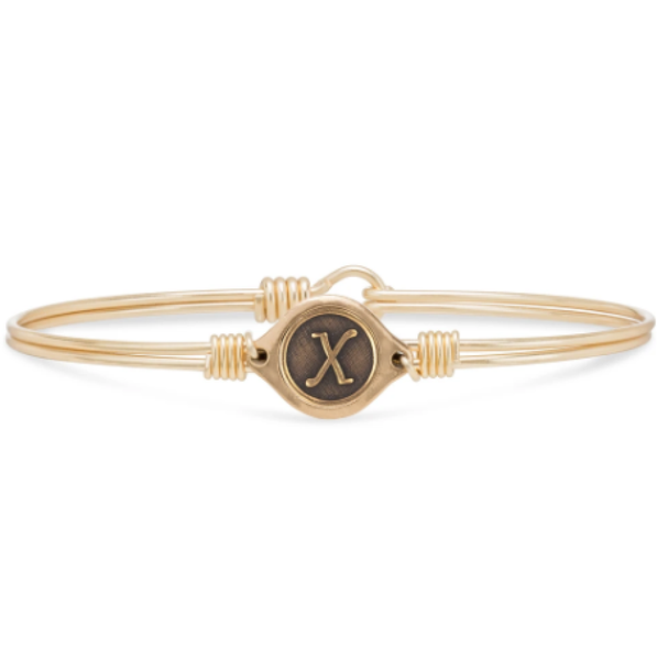 Luca + Danni X Initial Bangle Bracelet