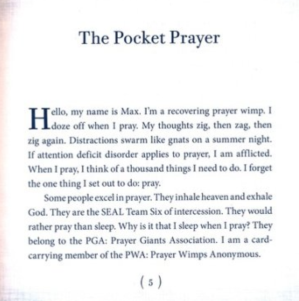 Pocket Prayers for Dads By Max Lucado with Mark Mynheir
