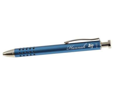 Personalized Metal Pen with Grip Asst Colors