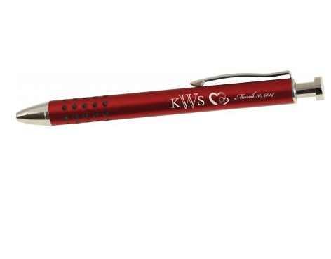 Personalized Metal Pen with Grip Asst Colors