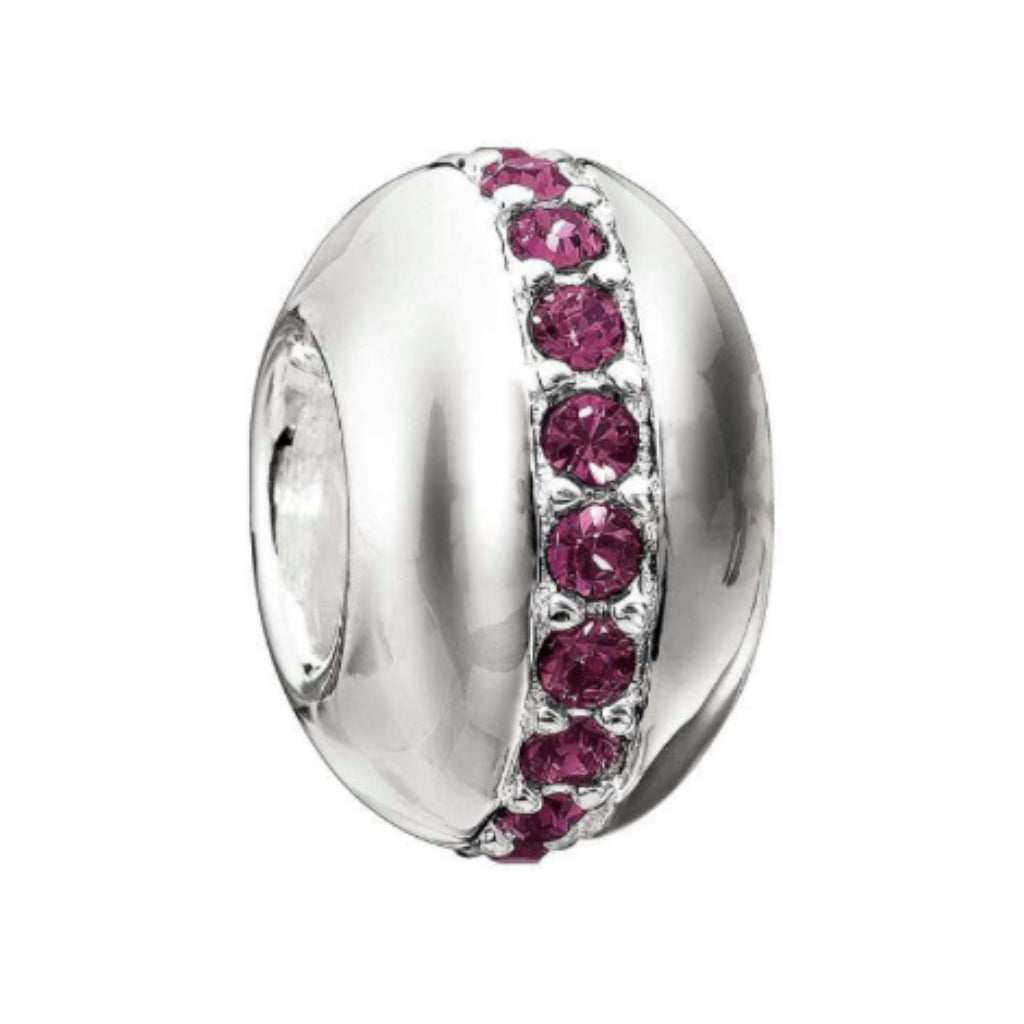 Chamilia Sterling Silver & Amthyst Wink Bead 2083-0244