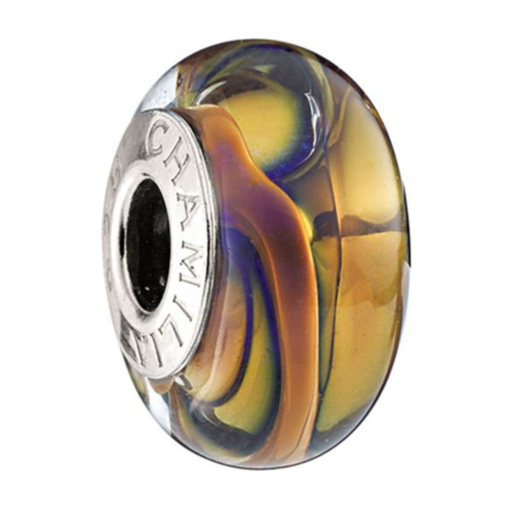 Chamilia - 2116-0070 Sterling Silver 24k Collection Royal Gold Murano Bead