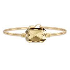 Luca + Danni Dylan Bangle Bracelet in Champagne