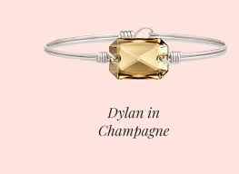 Luca + Danni Dylan Bangle Bracelet in Champagne