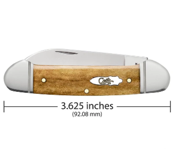 Case Antique Bone Smooth Canoe Fluted 58198