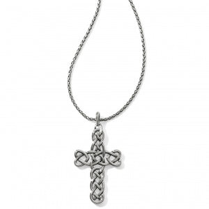 Brighton Interlok Large Cross Convertible Necklace