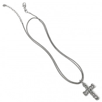 Brighton Interlok Large Cross Convertible Necklace