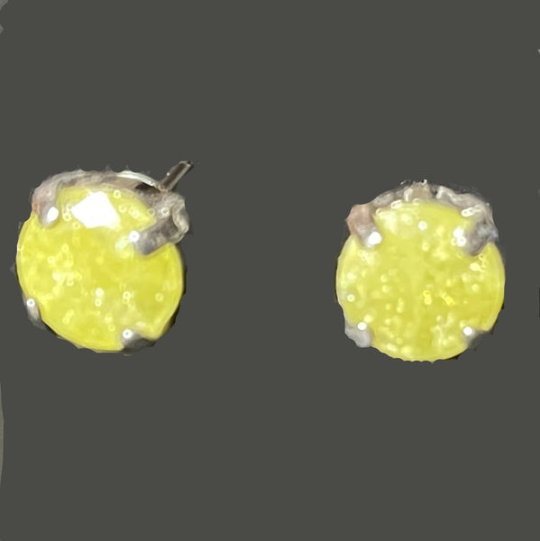 Mariana 1440 Stud Earrings in Yellow Sparkle E-1440-010ZIR-sp2