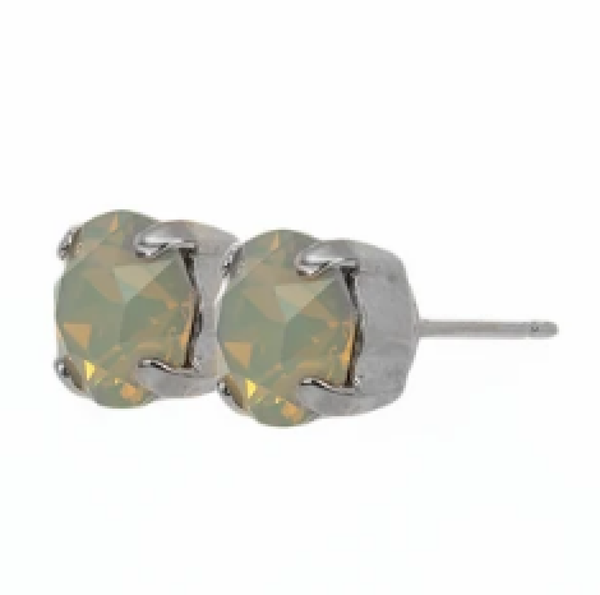 Mariana 1440 Gray Opal Stud Earrings E-1440-383