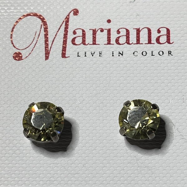Mariana 1440 Stud Earrings in Dark Yellow E-1440-sp2