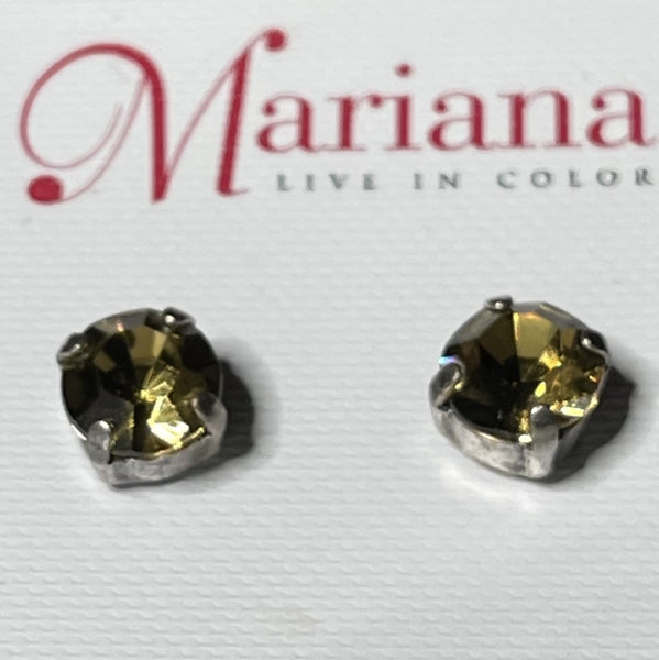 Mariana 1440 Stud Earrings in Smokey Topaz E-1440-220-sp2