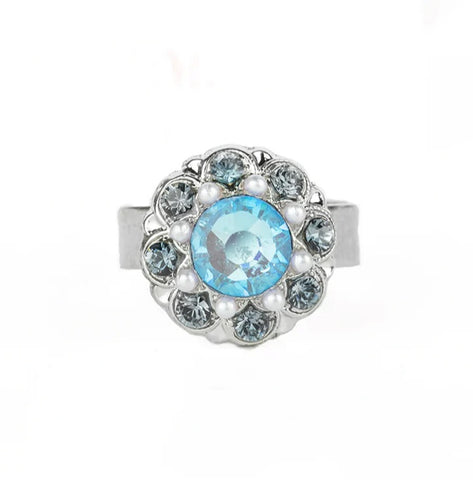Must-Have Cluster Ring in "Blue Morpho"