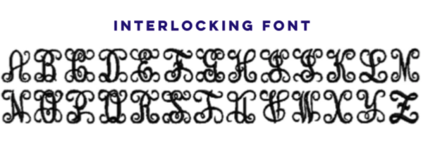 Interlocking Vine Font