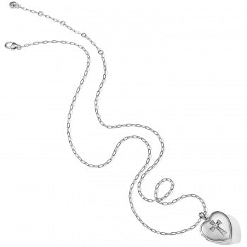 Brighton Call To Love Heart Locket Necklace