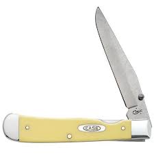 Case Yellow Synthetic Chrome Vanadium TrapperLock 00111